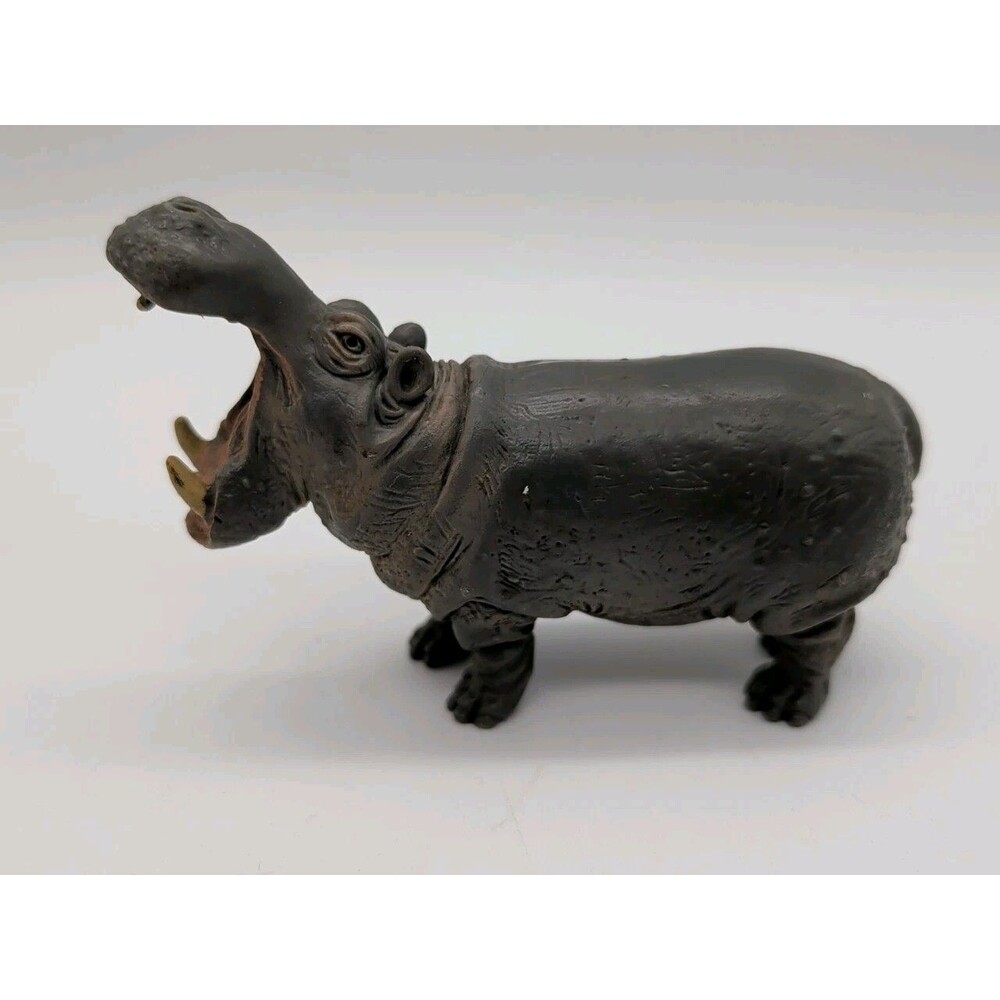 Schleich Hippo Hippopotamus Toy Animal Figure 1996 Figurine